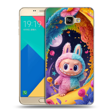 Силиконовый чехол на Samsung Galaxy A9 с принтом Labubu Лабубу