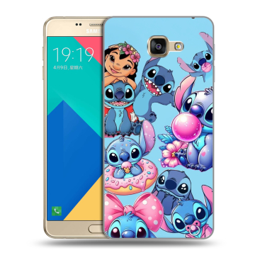 Силиконовый чехол на Samsung Galaxy A9 с принтом Лило и Стич Силиконовый чехол на Samsung Galaxy A9 с принтом Лило и Стич