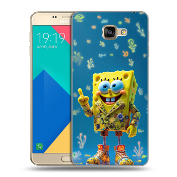 Силиконовый чехол на Samsung Galaxy A9 с принтом Спанч боб Спанчбоб Силиконовый чехол на Samsung Galaxy A9 с принтом Спанч боб Спанчбоб