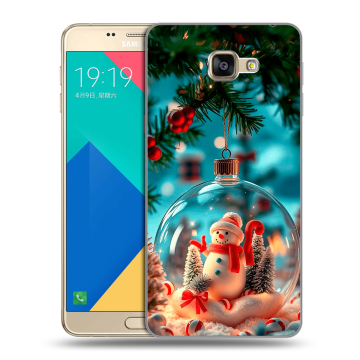 Силиконовый чехол на Samsung Galaxy A9 с принтом Новый год Силиконовый чехол на Samsung Galaxy A9 с принтом Новый год