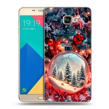 Силиконовый чехол на Samsung Galaxy A9 с принтом Новый год Силиконовый чехол на Samsung Galaxy A9 с принтом Новый год