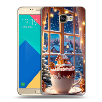 Силиконовый чехол на Samsung Galaxy A9 с принтом Новый год Силиконовый чехол на Samsung Galaxy A9 с принтом Новый год