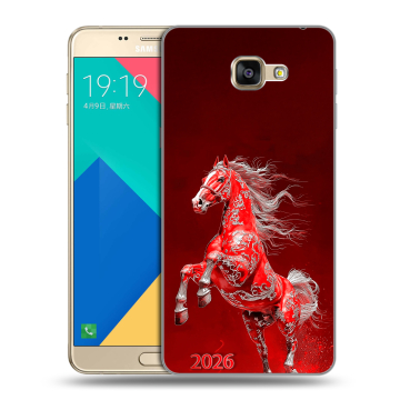 Силиконовый чехол на Samsung Galaxy A9 с принтом Новый год Силиконовый чехол на Samsung Galaxy A9 с принтом Новый год