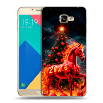 Силиконовый чехол на Samsung Galaxy A9 с принтом Новый год Силиконовый чехол на Samsung Galaxy A9 с принтом Новый год