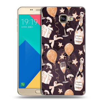 Силиконовый чехол на Samsung Galaxy A9 с принтом Новый год Силиконовый чехол на Samsung Galaxy A9 с принтом Новый год