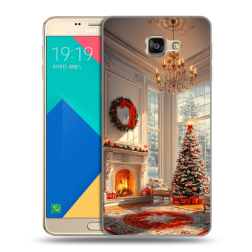 Силиконовый чехол на Samsung Galaxy A9 с принтом Новый год Силиконовый чехол на Samsung Galaxy A9 с принтом Новый год