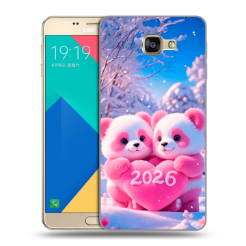 Силиконовый чехол на Samsung Galaxy A9 с принтом Новый год Силиконовый чехол на Samsung Galaxy A9 с принтом Новый год