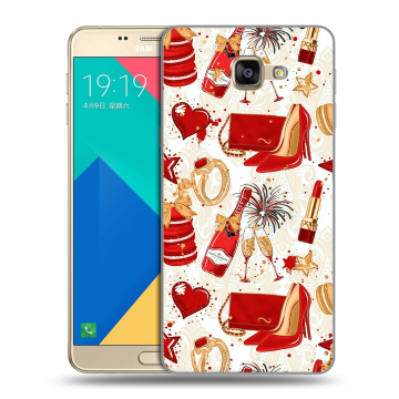 Силиконовый чехол на Samsung Galaxy A9 с принтом Новый год Силиконовый чехол на Samsung Galaxy A9 с принтом Новый год