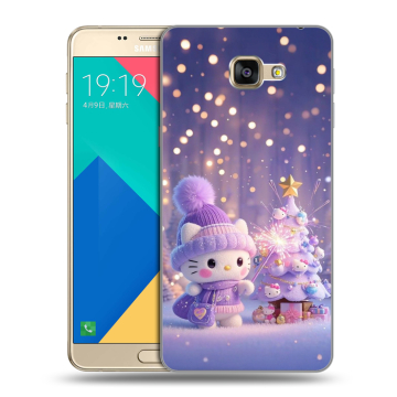 Силиконовый чехол на Samsung Galaxy A9 с принтом Новый год Силиконовый чехол на Samsung Galaxy A9 с принтом Новый год
