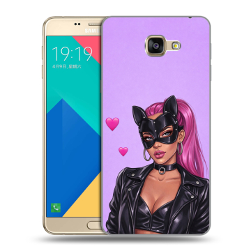 Силиконовый чехол на Samsung Galaxy A9 с принтом женский Силиконовый чехол на Samsung Galaxy A9 с принтом женский