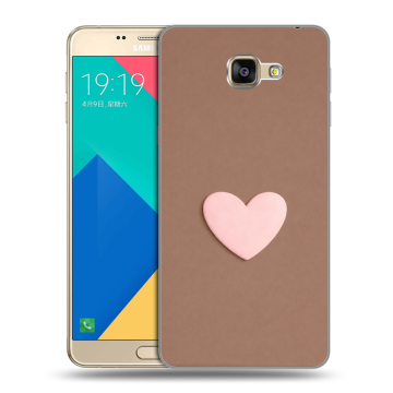 Силиконовый чехол на Samsung Galaxy A9 с принтом женский