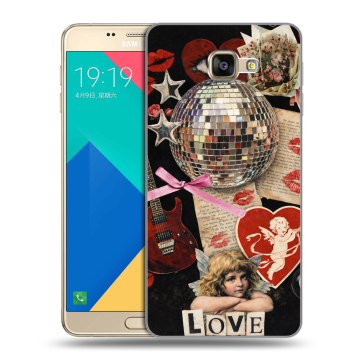 Силиконовый чехол на Samsung Galaxy A9 с принтом для девочек Силиконовый чехол на Samsung Galaxy A9 с принтом для девочек