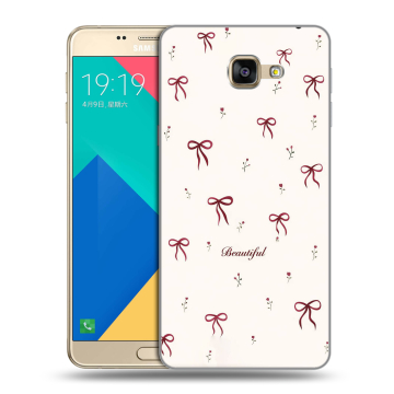 Силиконовый чехол на Samsung Galaxy A9 с принтом для девочек