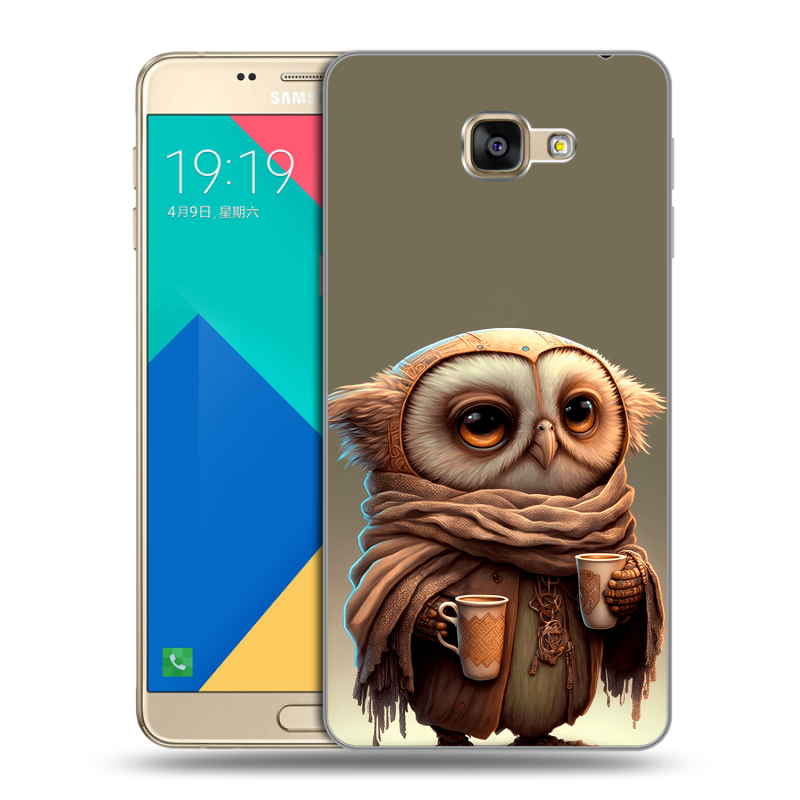 Силиконовый чехол на Samsung Galaxy A9 с принтом Сова Силиконовый чехол на Samsung Galaxy A9 с принтом Сова