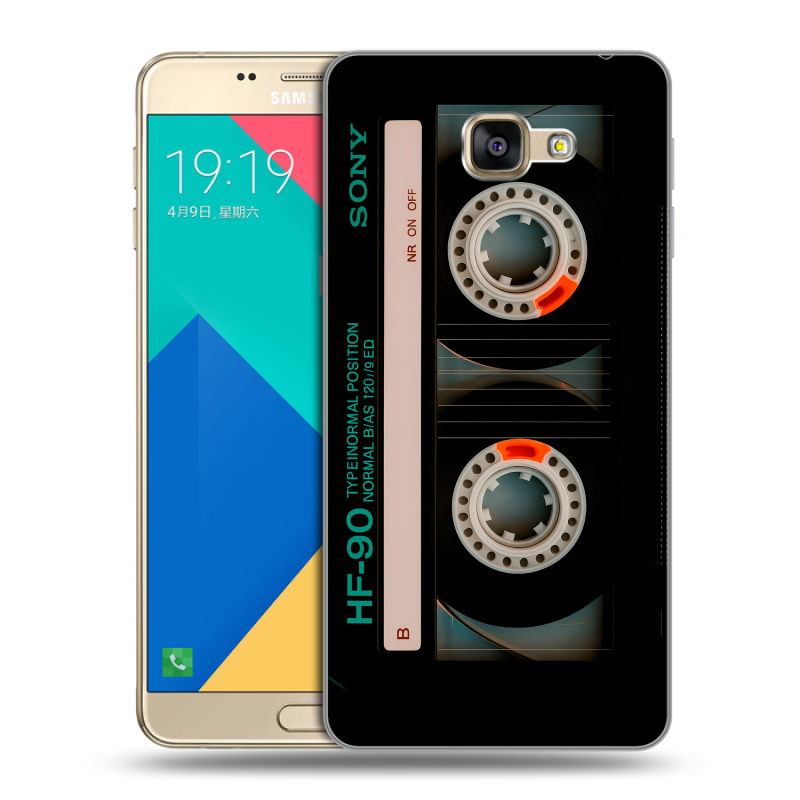 Силиконовый чехол на Samsung Galaxy A9 с принтом Кассета Силиконовый чехол на Samsung Galaxy A9 с принтом Кассета