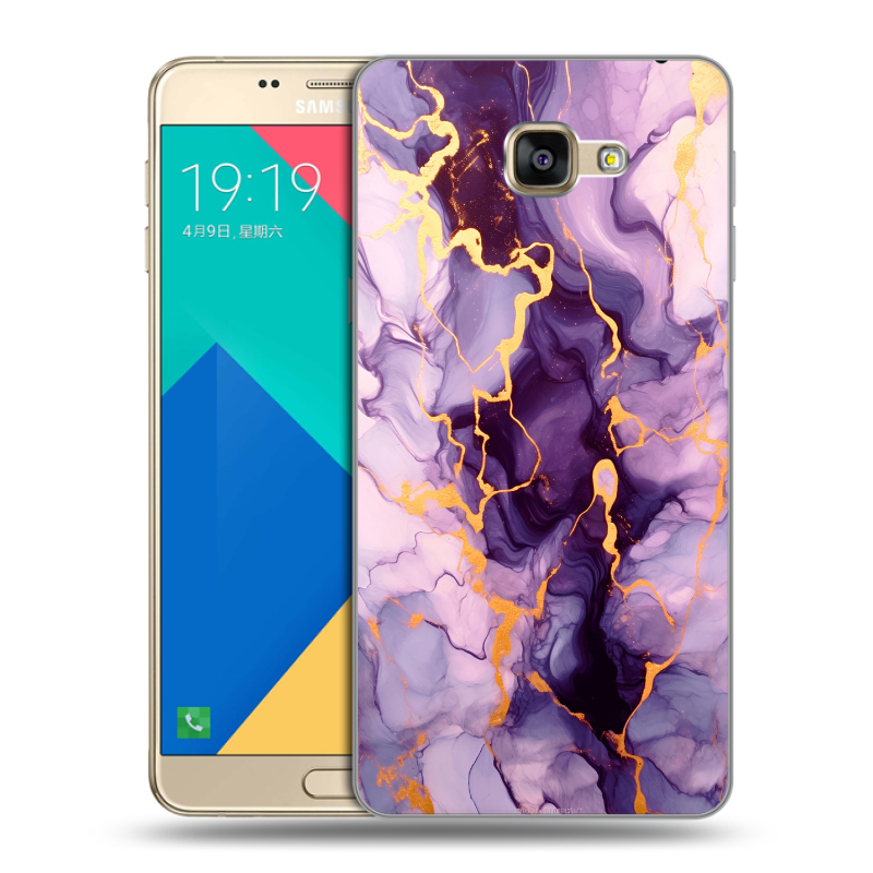 Силиконовый чехол на Samsung Galaxy A9 с принтом Мрамор Силиконовый чехол на Samsung Galaxy A9 с принтом Мрамор