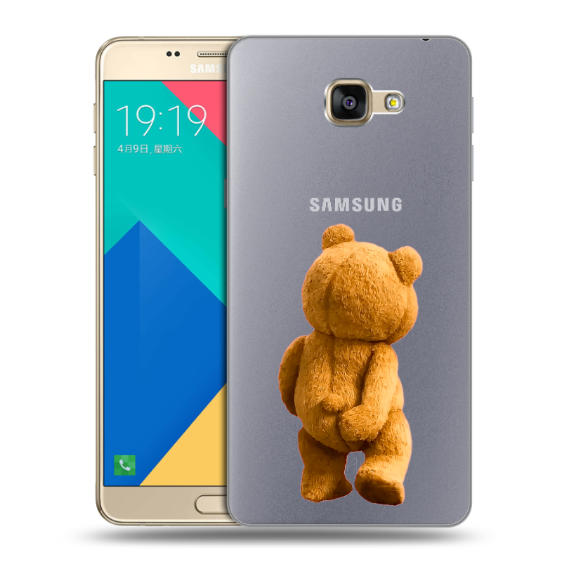 Силиконовый чехол на Samsung Galaxy A9 с принтом Медведь Силиконовый чехол на Samsung Galaxy A9 с принтом Медведь