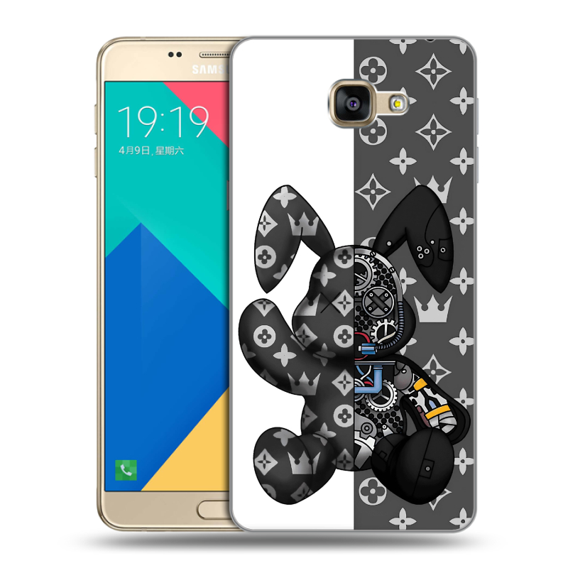 Силиконовый чехол на Samsung Galaxy A9 с принтом Луи робот Силиконовый чехол на Samsung Galaxy A9 с принтом Луи робот