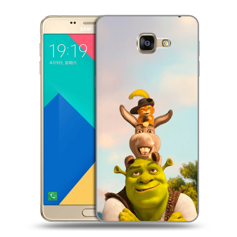 Силиконовый чехол на Samsung Galaxy A9 с принтом Шрек Shrek Силиконовый чехол на Samsung Galaxy A9 с принтом Шрек Shrek
