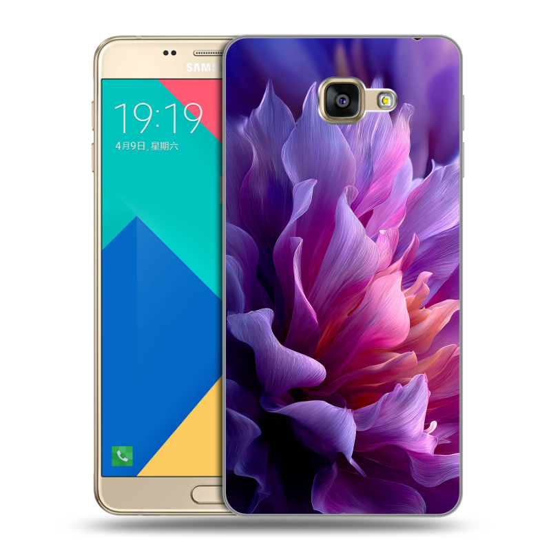 Силиконовый чехол на Samsung Galaxy A9 с принтом женский цветы Силиконовый чехол на Samsung Galaxy A9 с принтом женский цветы
