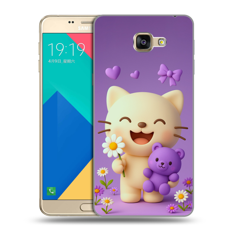 Силиконовый чехол на Samsung Galaxy A9 с принтом для девочек Силиконовый чехол на Samsung Galaxy A9 с принтом для девочек
