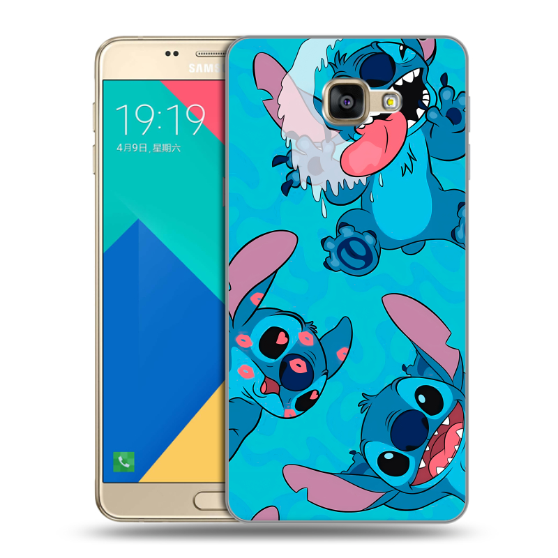 Силиконовый чехол на Samsung Galaxy A9 с принтом Лило и Стич Силиконовый чехол на Samsung Galaxy A9 с принтом Лило и Стич
