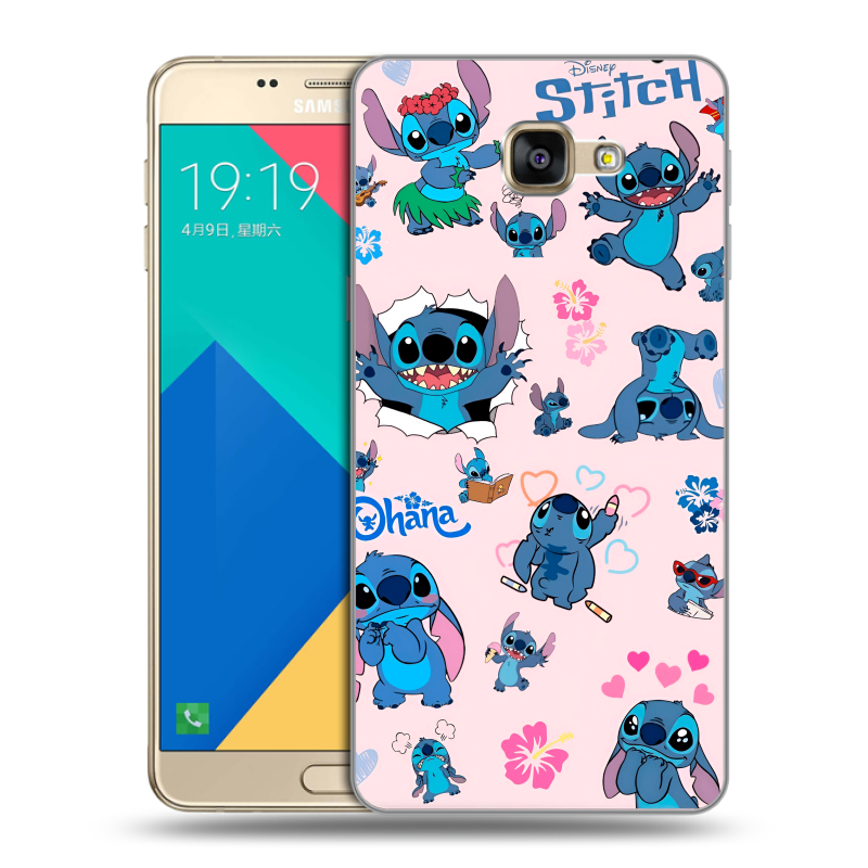 Силиконовый чехол на Samsung Galaxy A9 с принтом Лило и Стич Силиконовый чехол на Samsung Galaxy A9 с принтом Лило и Стич