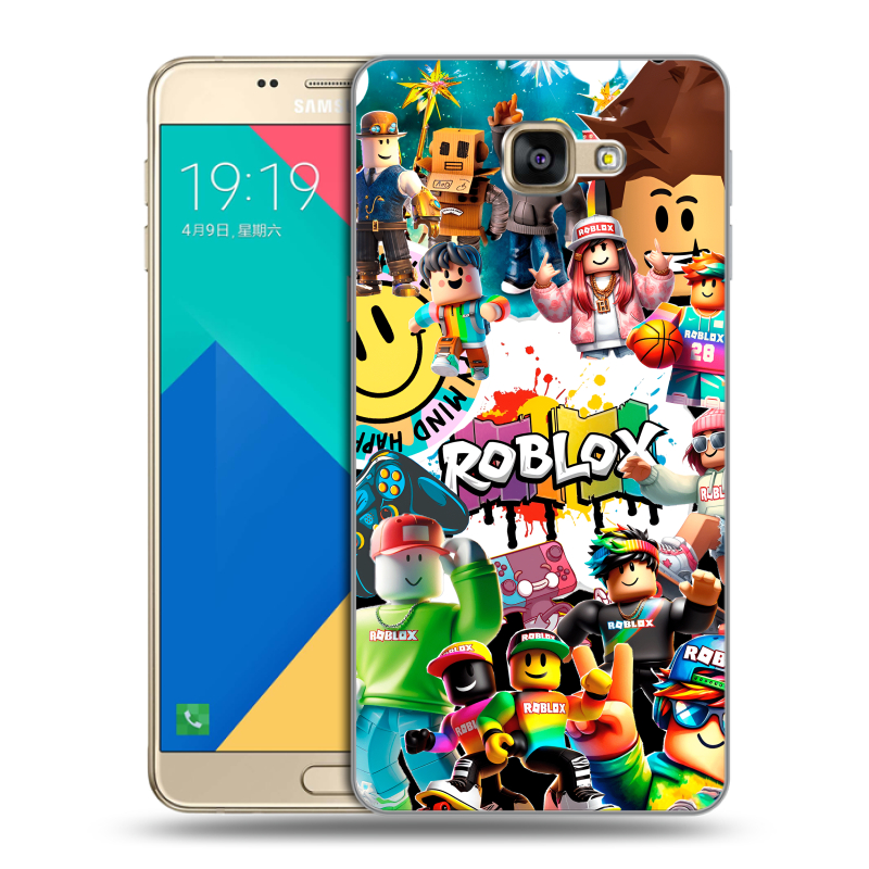 Силиконовый чехол на Samsung Galaxy A9 с принтом Roblox Роблокс Силиконовый чехол на Samsung Galaxy A9 с принтом Roblox Роблокс