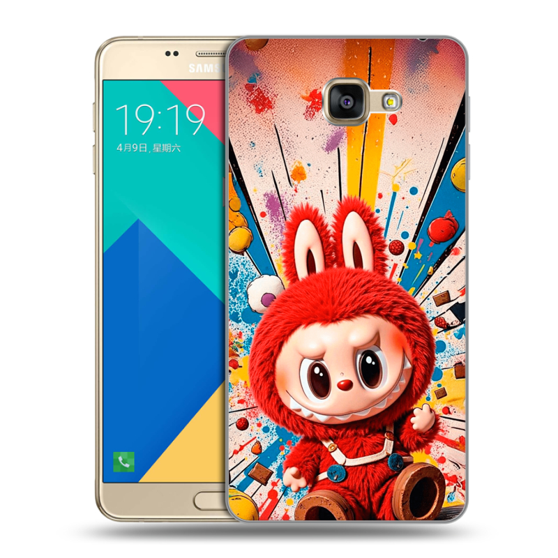 Силиконовый чехол на Samsung Galaxy A9 с принтом Labubu Лабубу Силиконовый чехол на Samsung Galaxy A9 с принтом Labubu Лабубу