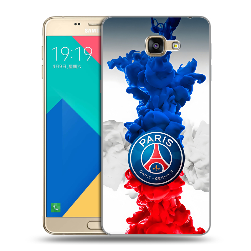 Силиконовый чехол на Samsung Galaxy A9 с принтом PSG ПСЖ Силиконовый чехол на Samsung Galaxy A9 с принтом PSG ПСЖ