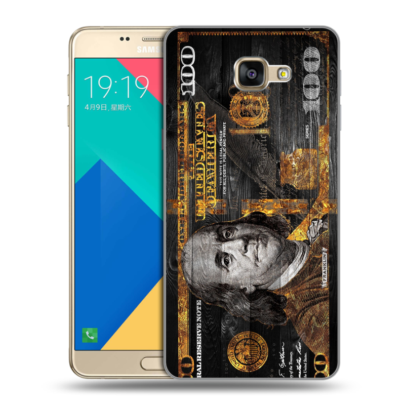 Силиконовый чехол на Samsung Galaxy A9 с принтом Доллар деньги Силиконовый чехол на Samsung Galaxy A9 с принтом Доллар деньги