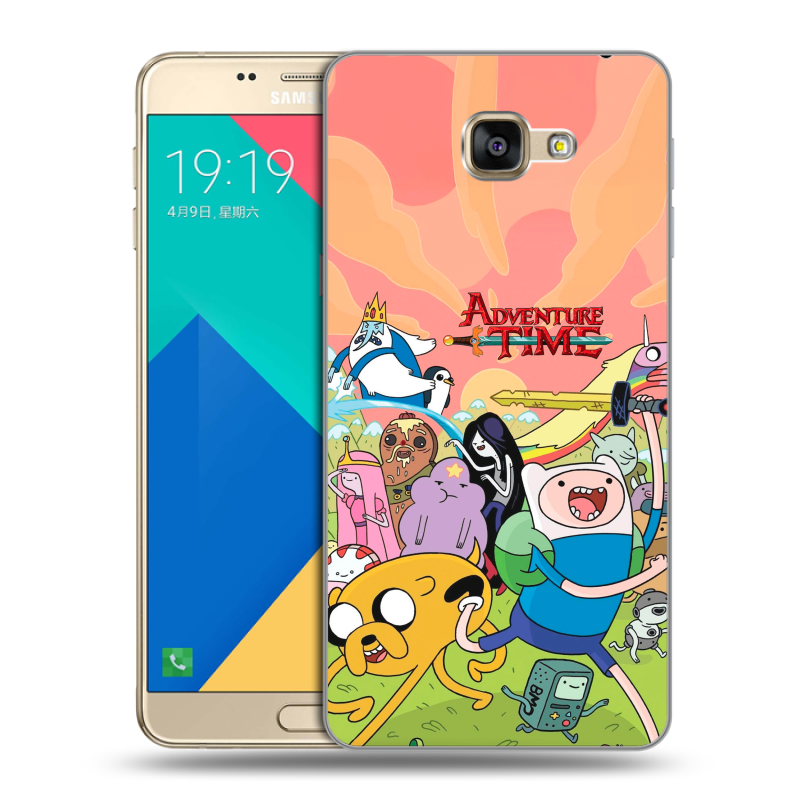 Силиконовый чехол на Samsung Galaxy A9 с принтом Adventure time Время приключений Силиконовый чехол на Samsung Galaxy A9 с принтом Adventure time Время приключений