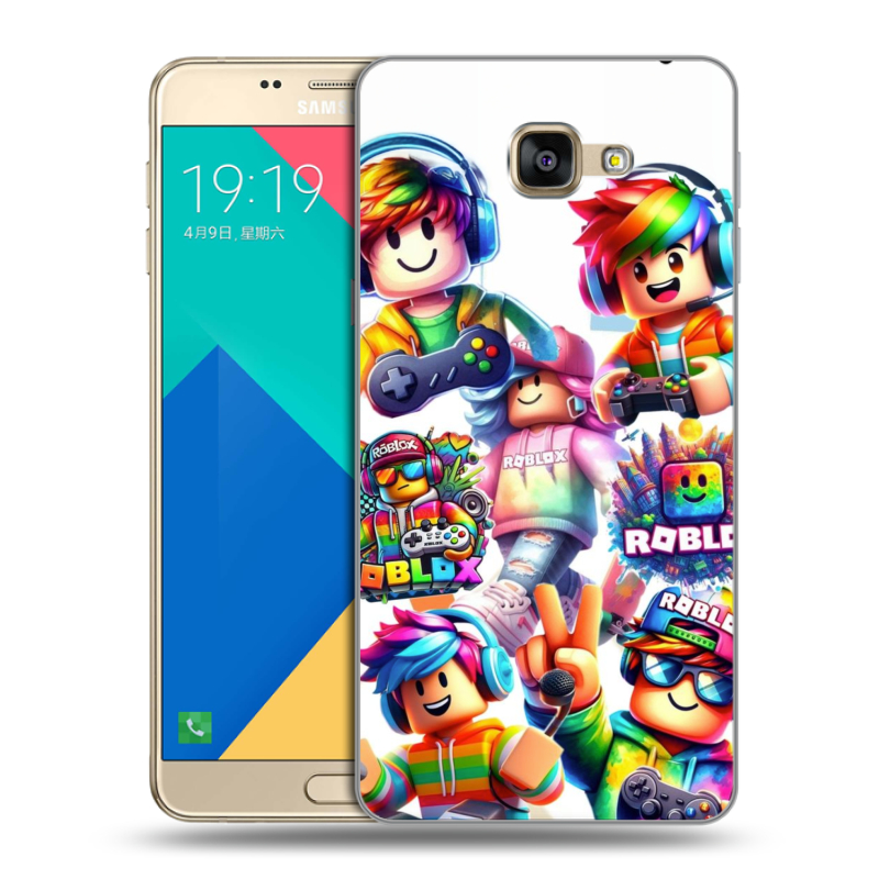 Силиконовый чехол на Samsung Galaxy A9 с принтом Roblox Роблокс Силиконовый чехол на Samsung Galaxy A9 с принтом Roblox Роблокс