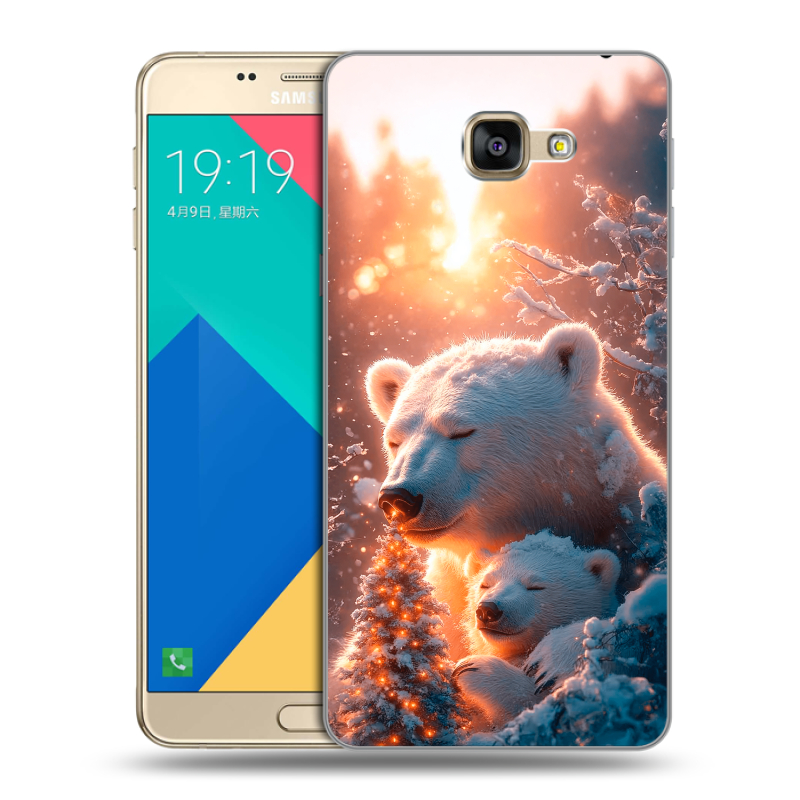 Силиконовый чехол на Samsung Galaxy A9 с принтом Новый год Силиконовый чехол на Samsung Galaxy A9 с принтом Новый год