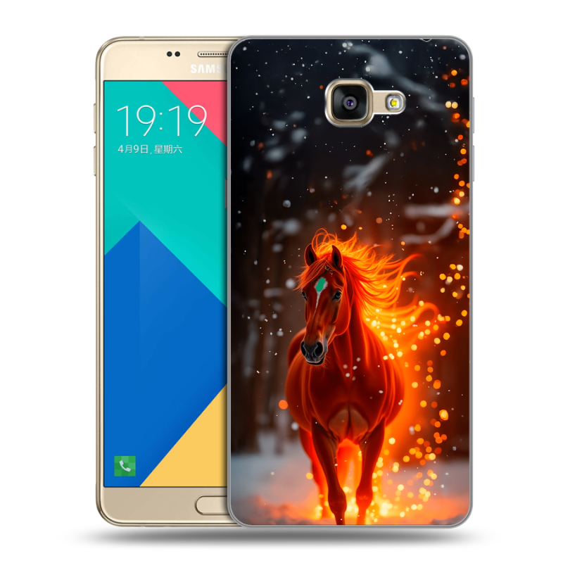 Силиконовый чехол на Samsung Galaxy A9 с принтом Новый год Силиконовый чехол на Samsung Galaxy A9 с принтом Новый год