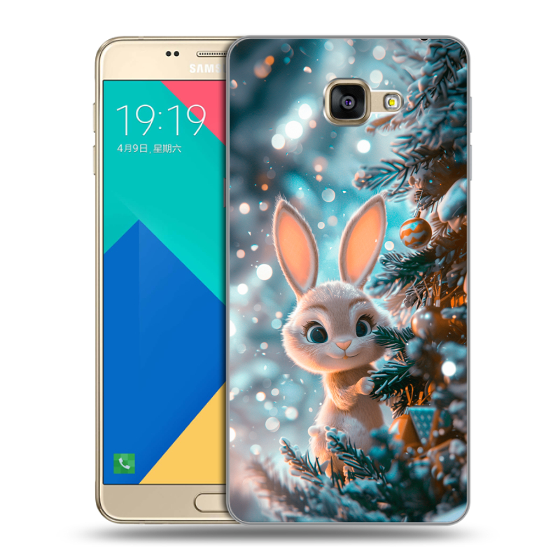 Силиконовый чехол на Samsung Galaxy A9 с принтом Новый год Силиконовый чехол на Samsung Galaxy A9 с принтом Новый год