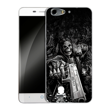 Силиконовый чехол на ZTE Blade L4 с принтом Скелет Силиконовый чехол на ZTE Blade L4 с принтом Скелет
