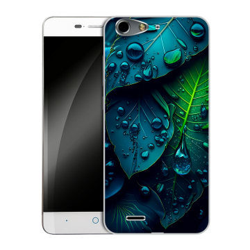 Силиконовый чехол на ZTE Blade L4 с принтом Листья Силиконовый чехол на ZTE Blade L4 с принтом Листья