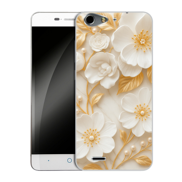 Силиконовый чехол на ZTE Blade L4 с принтом Цветы