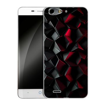 Силиконовый чехол на ZTE Blade L4 с принтом Абстракция