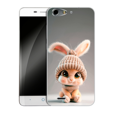Силиконовый чехол на ZTE Blade L4 с принтом Кролик Силиконовый чехол на ZTE Blade L4 с принтом Кролик