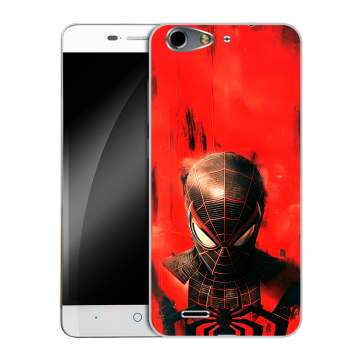 Силиконовый чехол на ZTE Blade L4 с принтом человек паук spiderman