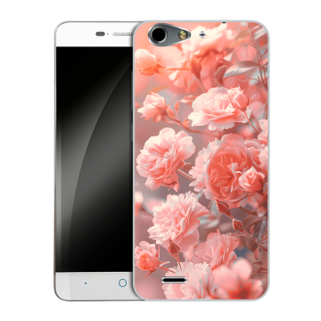 Силиконовый чехол на ZTE Blade L4 с принтом Розы цветы
