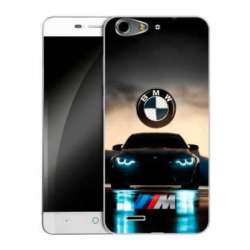 Силиконовый чехол на ZTE Blade L4 с принтом БМВ BMW Силиконовый чехол на ZTE Blade L4 с принтом БМВ BMW