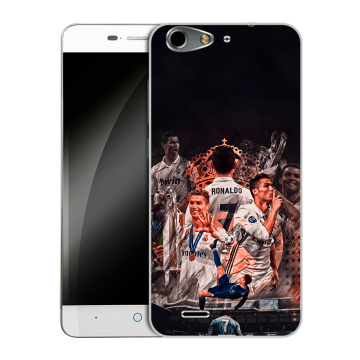 Силиконовый чехол на ZTE Blade L4 с принтом Реал Роналдо Real Ronaldo