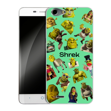 Силиконовый чехол на ZTE Blade L4 с принтом Шрек Shrek