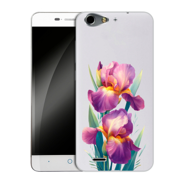 Силиконовый чехол на ZTE Blade L4 с принтом Цветы орхидеи