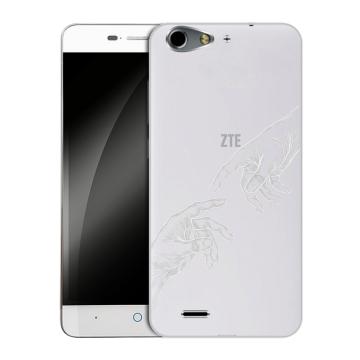 Силиконовый чехол на ZTE Blade L4 с принтом Сотворение мира