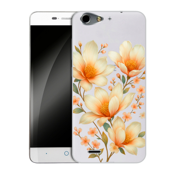 Силиконовый чехол на ZTE Blade L4 с принтом Цветы