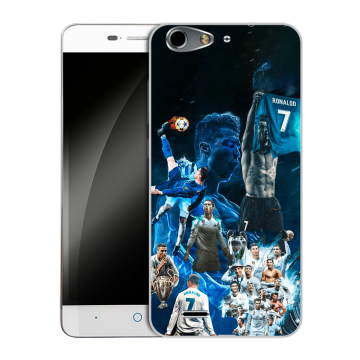 Силиконовый чехол на ZTE Blade L4 с принтом Реал Роналдо Силиконовый чехол на ZTE Blade L4 с принтом Реал Роналдо